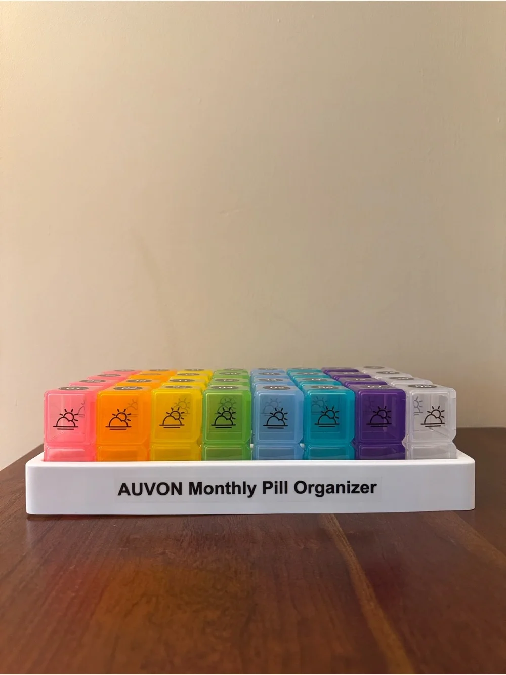 AUVON Monthly Pill Organizer